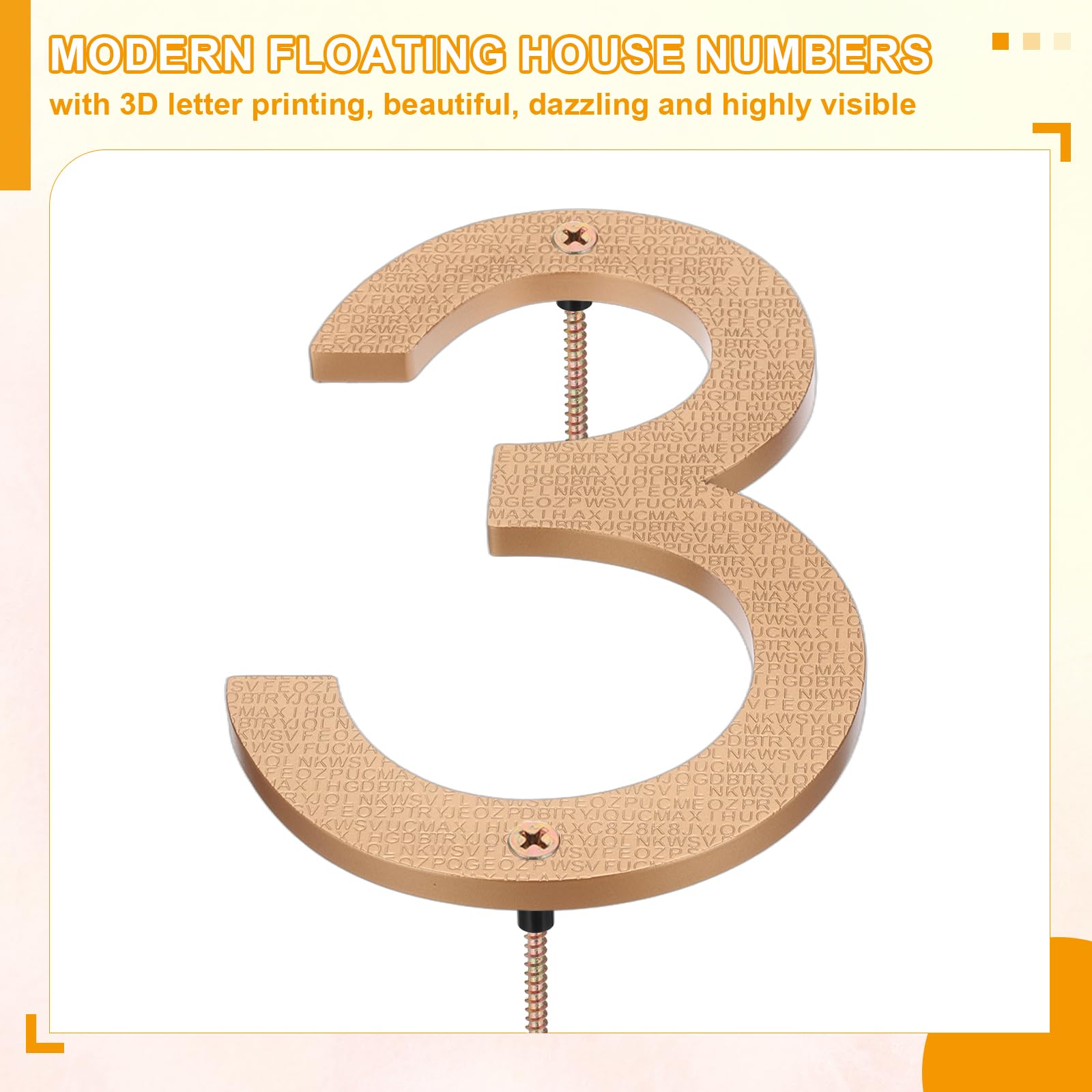 PATIKIL 8 Inch House Numbers - Image 3