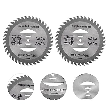 Amazon | iplusmile 2pcs 草刈り機 替え刃 440型 草刈り機 刃