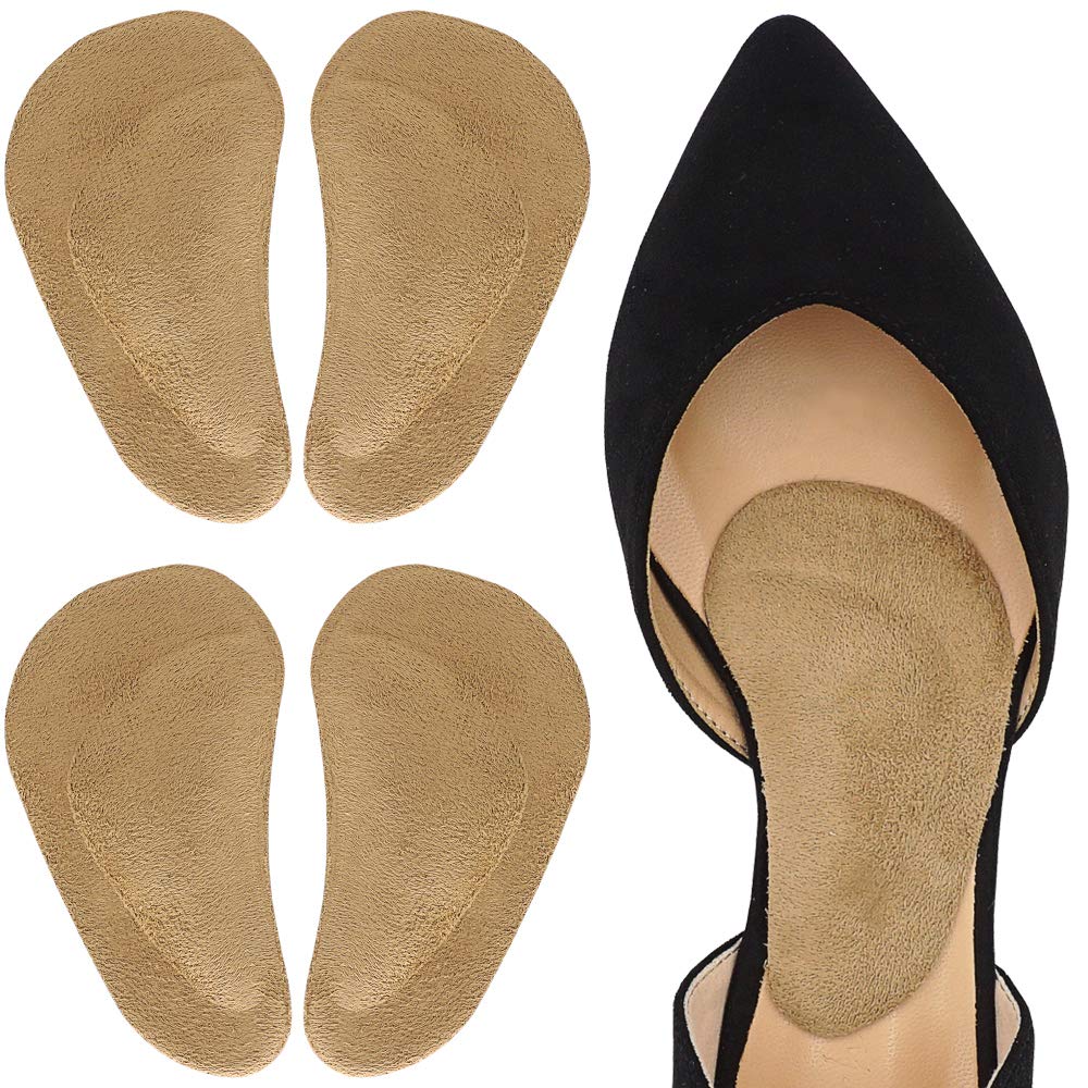 Dr. Foot's Arch Support Insoles for Flat Feet, Plantar Fasciitis, Relieve Pain for Women and Men (Brown)