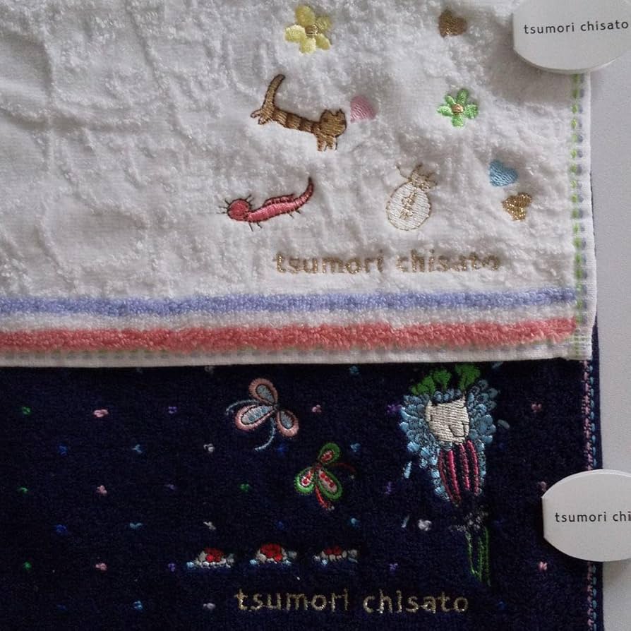 Amazon｜ツモリチサト タオルハンカチ 猫 ねこ ネコ｜ハンドタオル