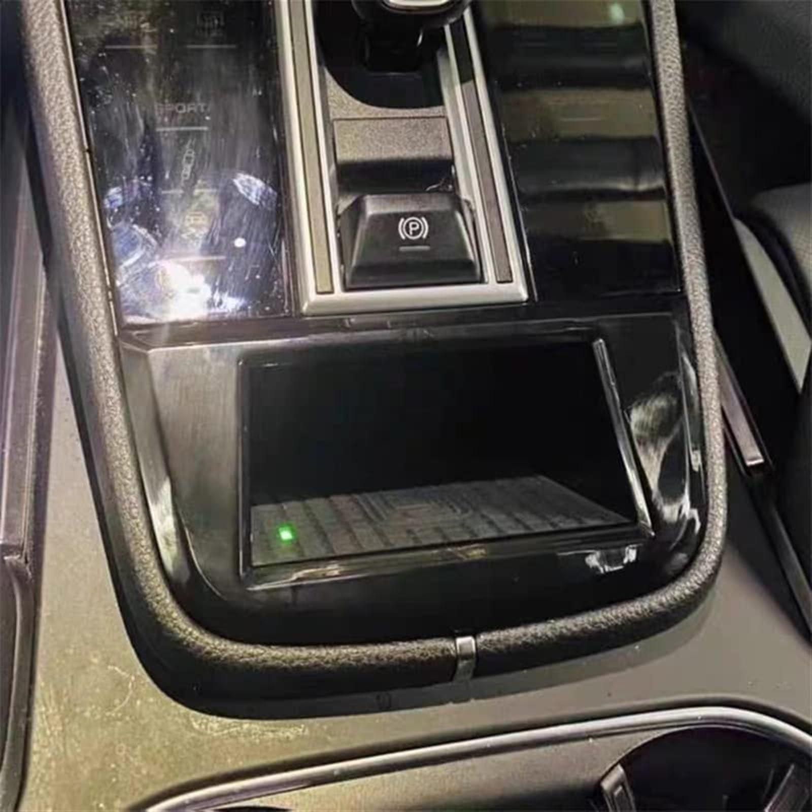 15W szybka samochodowa bezprzewodowa ładowarka QI ładujący uchwyt na telefon etui z funkcją ładowania, dla Porsche, dla CAYENNE, akcesoria 2015-2021 Bezprzewodowa ładowarka samochodowa