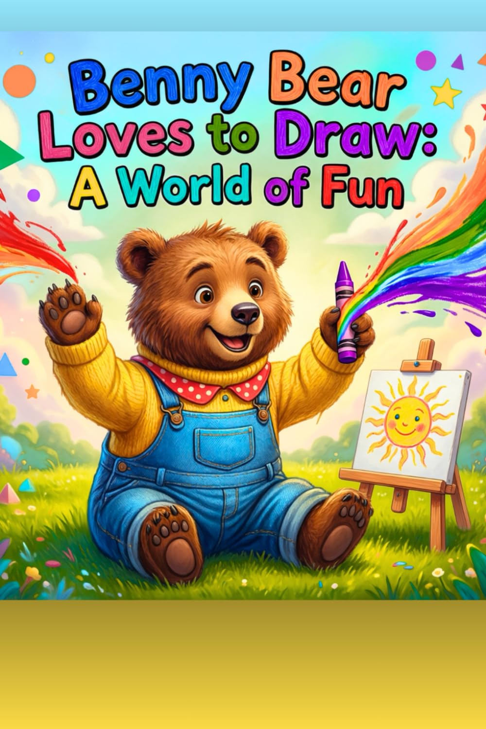 Benny Bear Loves to Draw A World of Fun: An Adorable Drawing & Creativity Book That Encourages Imagination, Storytelling, and Artistic Confidence in Kids