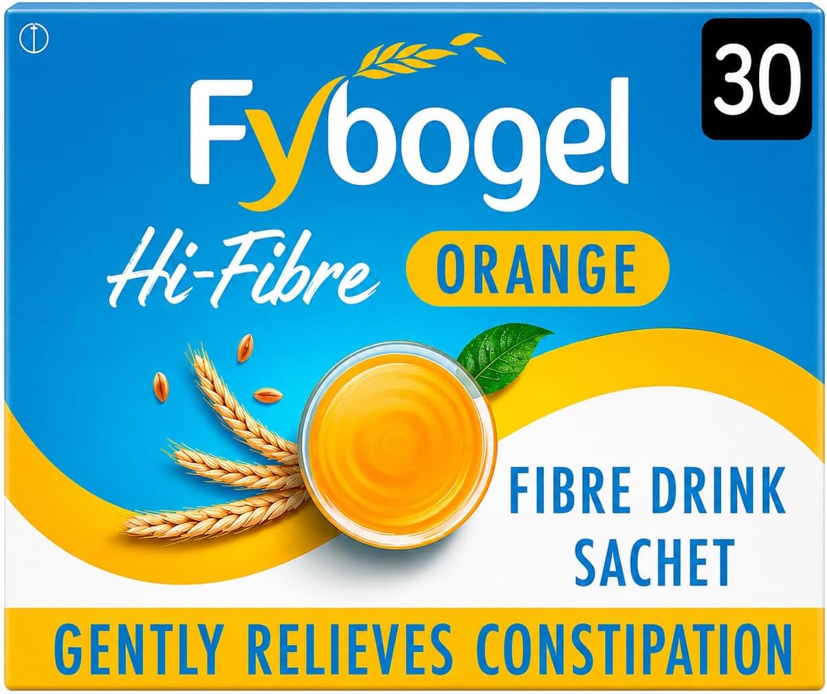 Orange Fiber Supplement Sachets, 30 Count - Natural Digestive Support, Gentle Relief, Easy Mix Powder, Daily Use, Convenient Packets for Regularity, Healthier Lifestyle (3)
