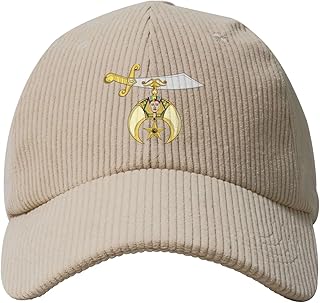 X psblty Shriners Love Logos Classic Corduroy Cotton Baseball Caps Dad Hat Men Women Plain