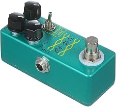 Irfora Mini ChorusVibe Guitar Effects Pedal for Unique Sound Creation, Green Metal Pedal for Musicians