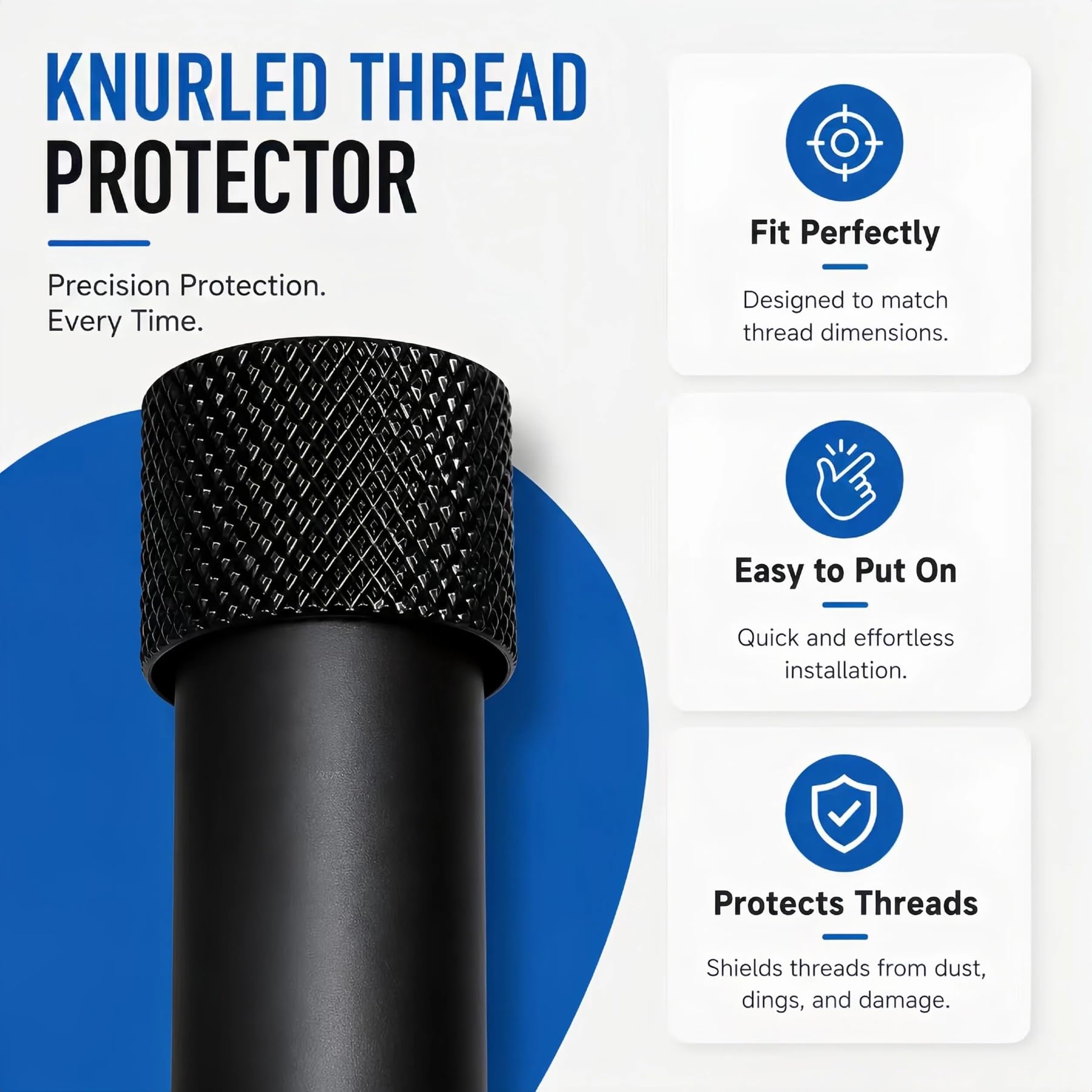 Thread Protectors for .22LR, .223, 5.56 - 6 Pack -5