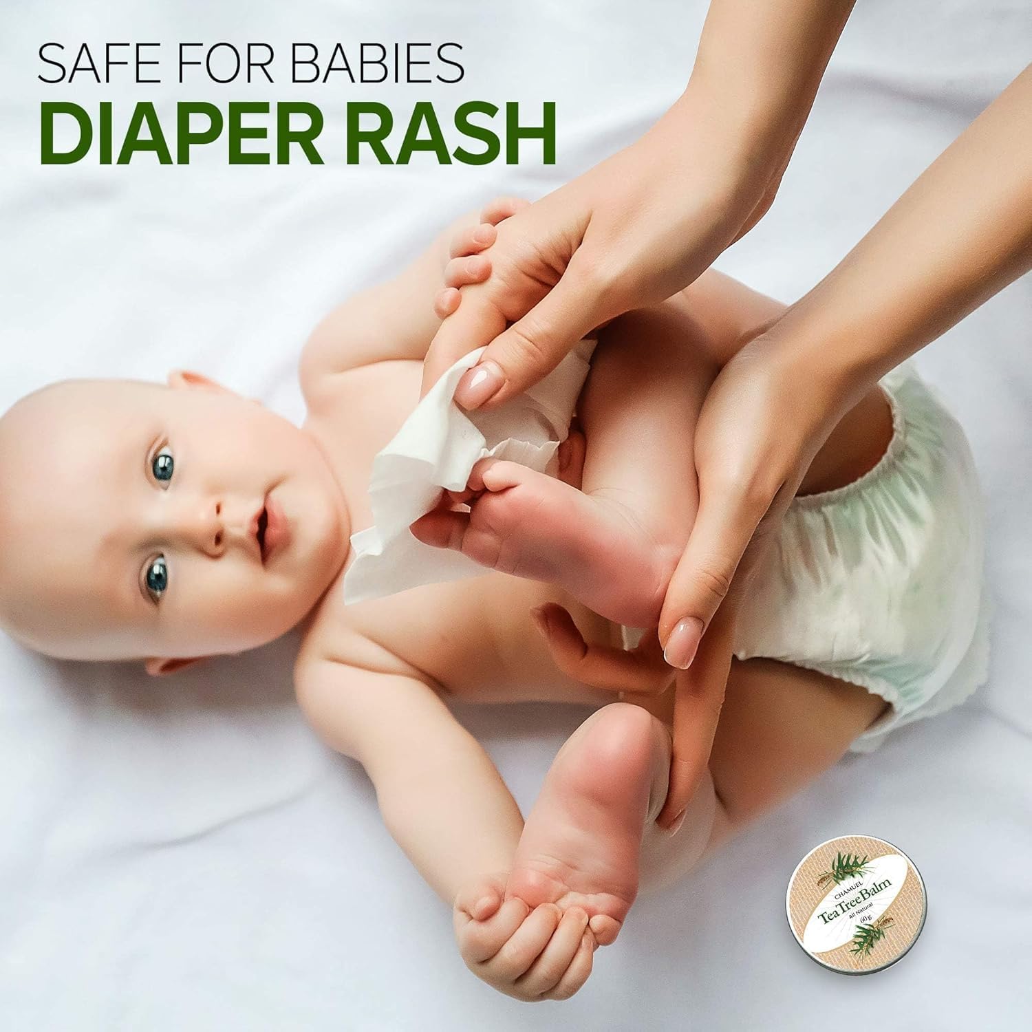 Tea Tree Oil Balm, Itchy Skin Relief for Soothing Rashes, Jock Itch, Athlete’s Foot, Folliculitis, Bug Bites. Natural Formula for Dry Sensitive Skin | Safe for All Ages 1pack - Image 8