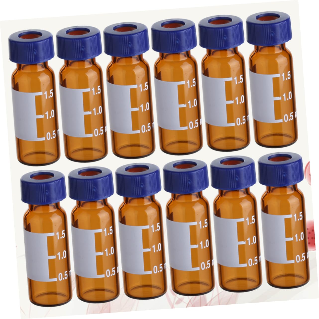 Alipis 2 Sätze Glasfläschchen Probenahme Flaschen Mit Schraubverschluss Chromatographie Fläschchen Lagerbehälter Für Labor Pharmazie Kosmetik 100 Stücke * 2