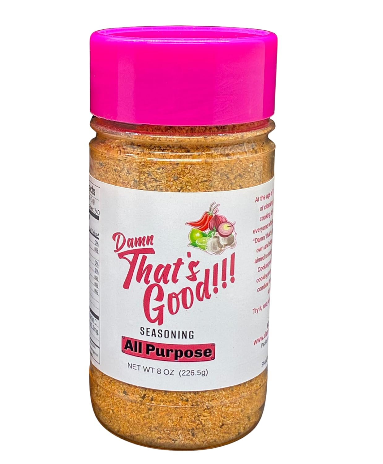 Damn That's Good All Purpose Seasoning, 8 oz, Bold & Savory Flavor Blend for Meat, Veggies & Potatoes | Gluten-Free, Vegan Friendly, No MSG, with Turmeric | Small-Batch Gourmet Spice Mix - Image 4