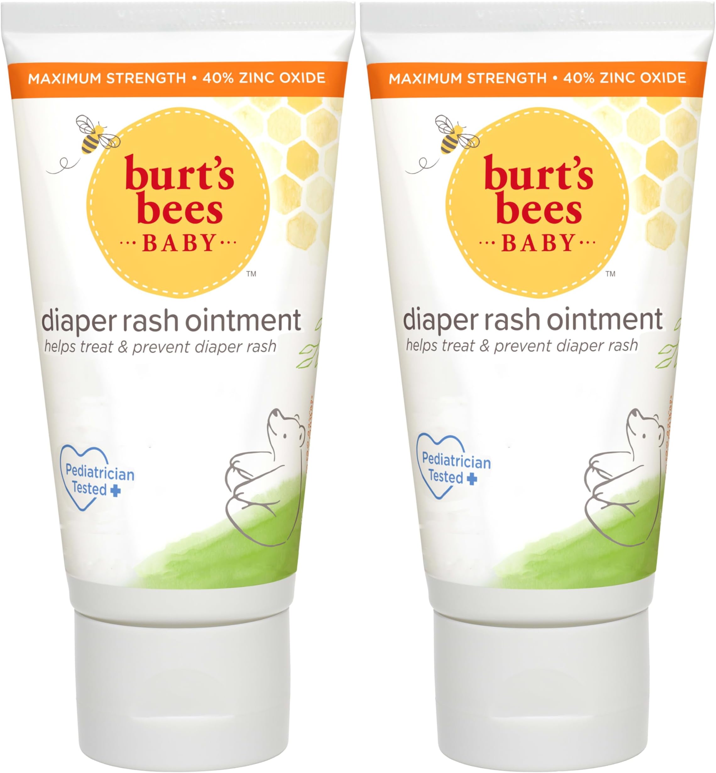 Baby Bee 100% Natural Diaper Rash Ointment, 6 Ounces Total