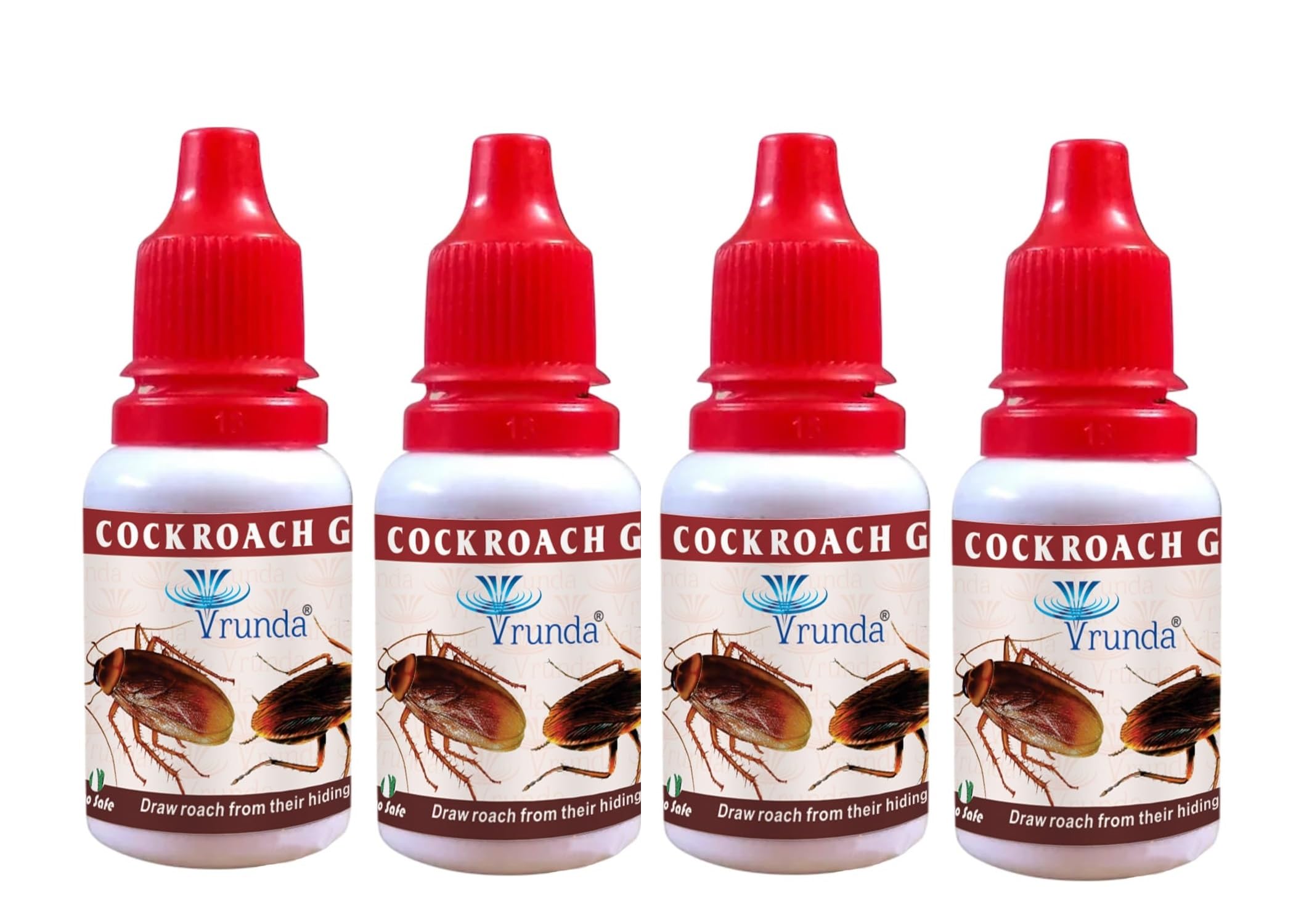 vrunda anti roach cockroach killer gel pack of 4(4 * 20gm)-picture-14