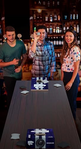 Vista 21 de SOAR Juego de Cornhole de mesa NCAA y altavoz Bluetooth