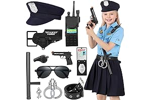 Luucio Girls Police Officer Costume: Empowering Kids' Imaginations