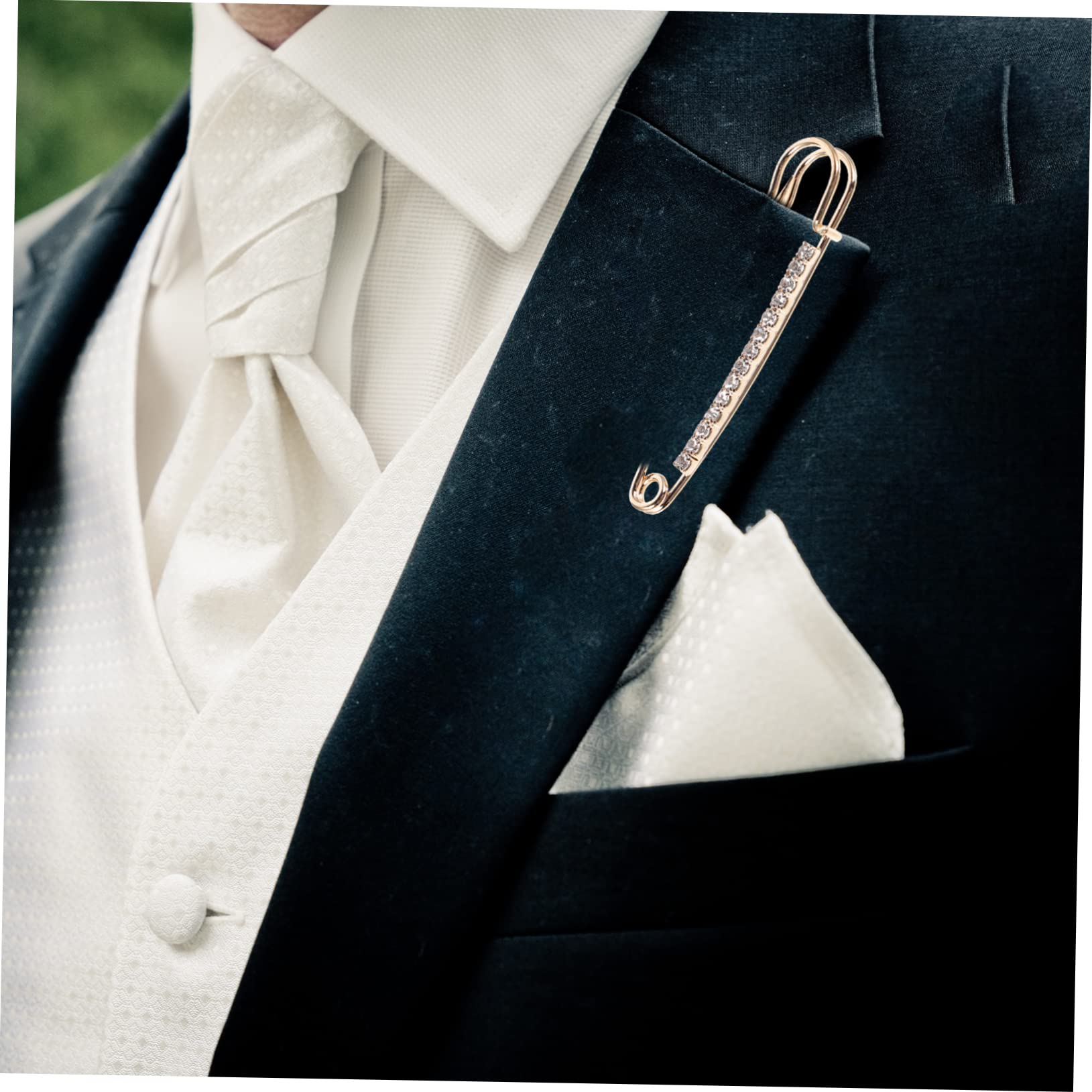 VILLCASE 48stücke Strass Sicherheitsnadeln Elegante Broschen Für Kleidung Bastelprojekte Und Festlichkeiten Robuste Und Zuverlässige Anstecknadeln Vielseitig Einsetzbar