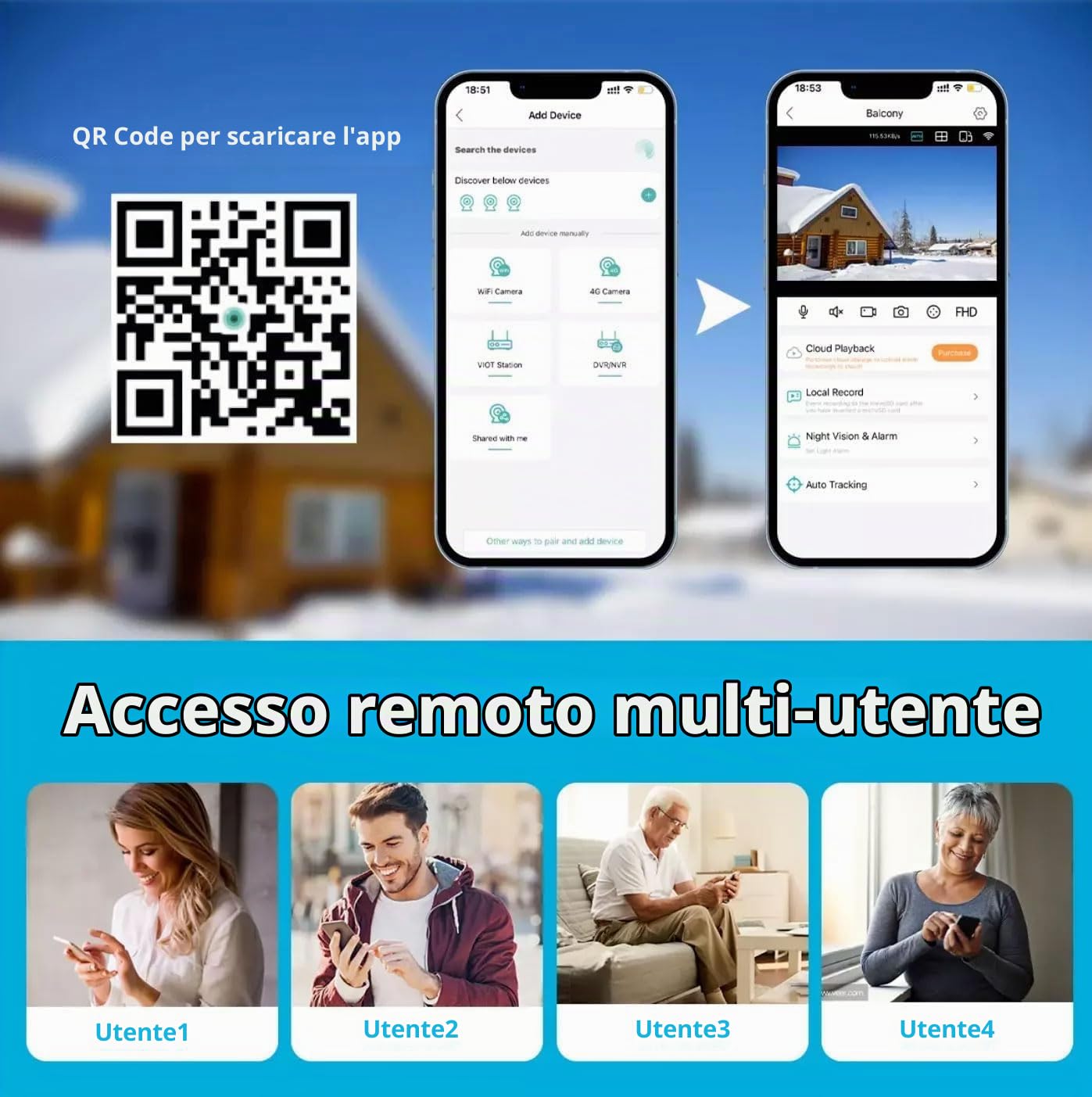 TELECAMERA IP CAM PTZ WIFI DOPPIA LENTE CAMERA DOME WIRELESS ESTERNO SPEED ZOOM CON APPLICAZIONE ICSEE PER AMBIENTI INTERNO ED ESTERNI