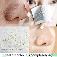 Vista 3 de Blackhead Remover Peel Off Mask for Nose & Face - Blackhead Removal Kit with 100pcs Strips, Puntos Negros, 1.7oz