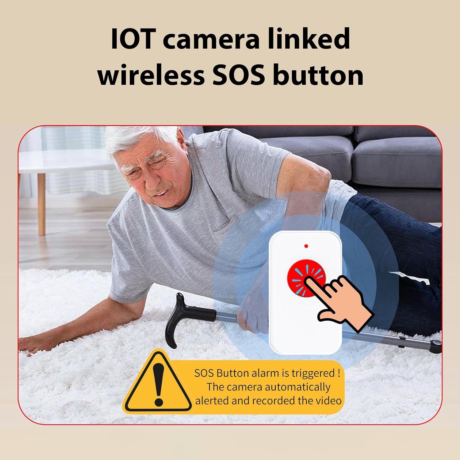 3MP Security Camera 2.4G WiFi Smart Indoor Monitoring Cam with Night Viewing 2-Way Audio Phone APP Remote Control Motion Detection for Pet Home Security Monitor Intelligent Alarm System