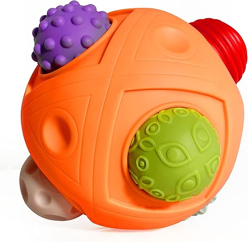 Miniatura 5 de Juego de 12 bolas sensoriales, juguetes Montessori para bebés de 3 meses o más, juguetes educativos para bebés de 6 a 12 meses, juego de bolas