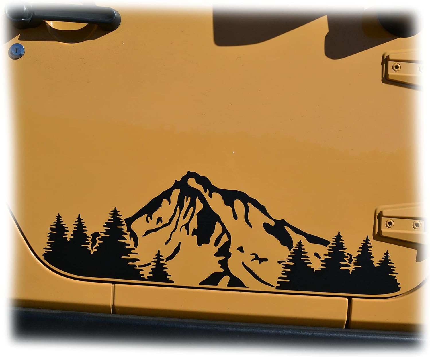 Mountain and Trees for Doors of TJ, JK, JL Jeep Wrangler and JT Gladiator (JL 2 Door Wrangler (2018-Present))