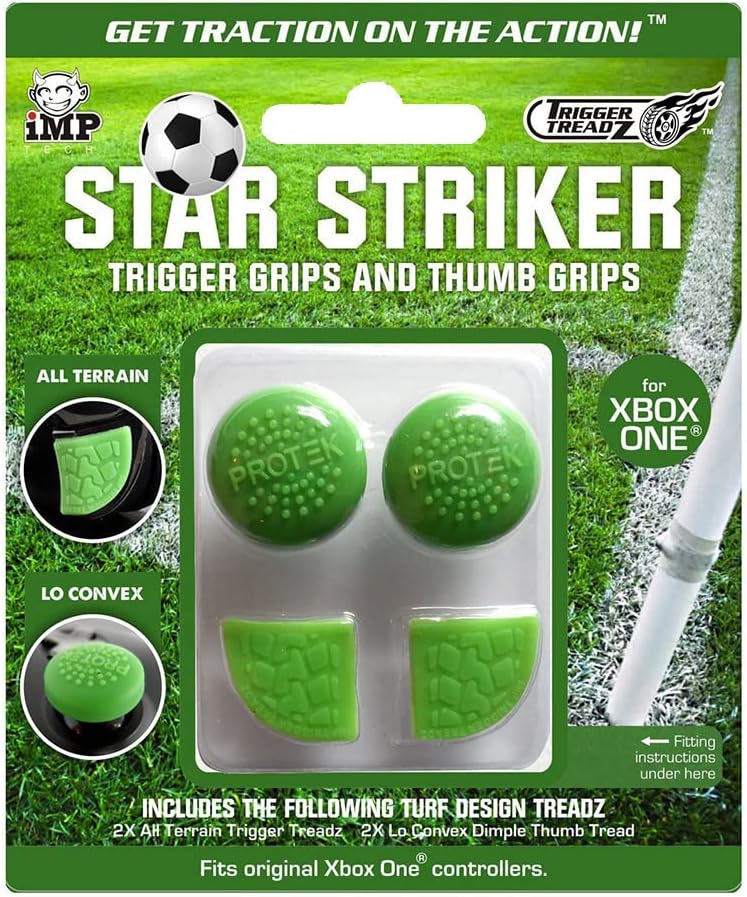 Trigger Treadz Star Striker Thumb and Trigger Grips Pack (Xbox One)