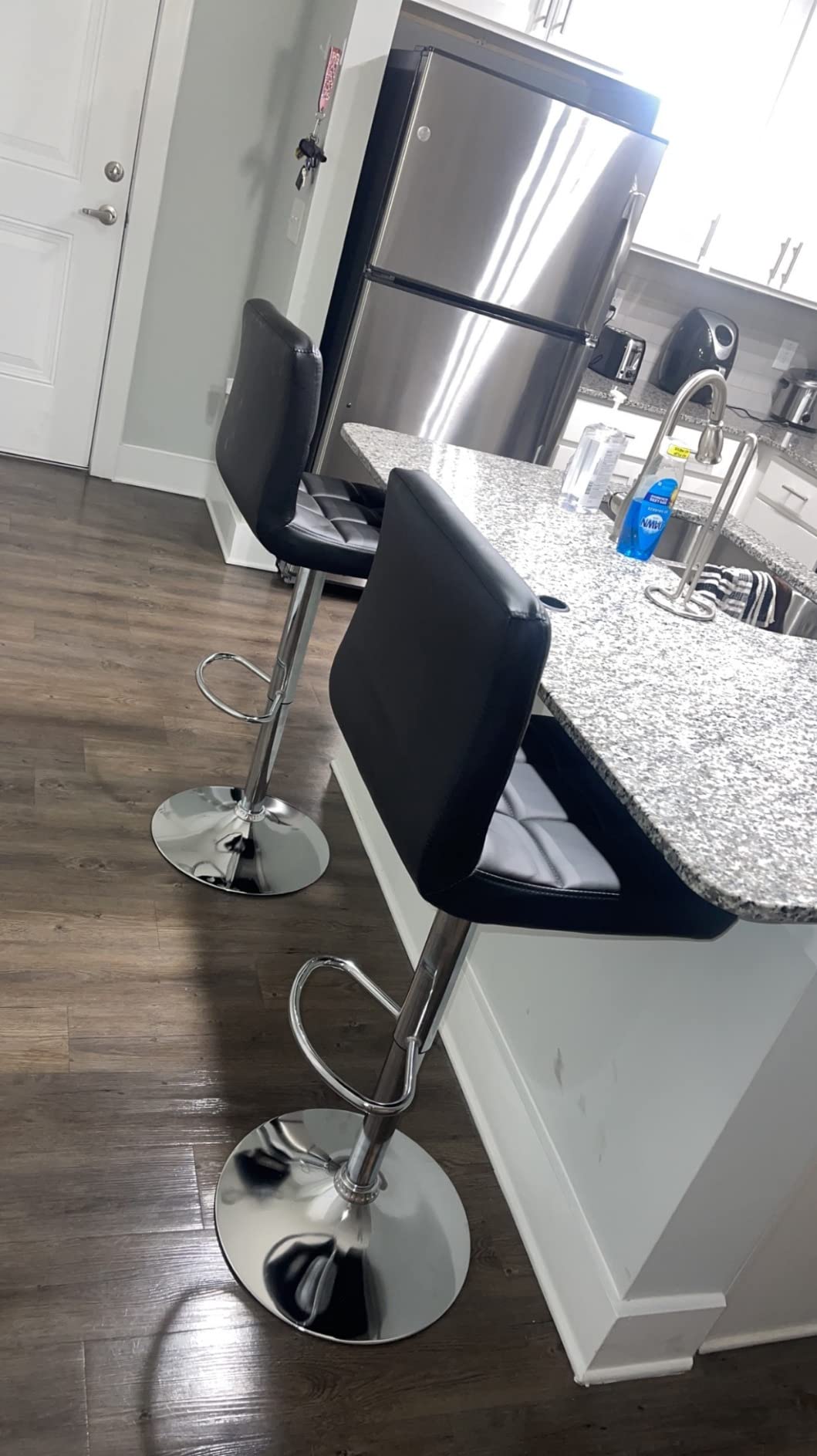 16/mo Finance Yaheetech XLarge Bar Stools Modern Adjustable Kitchen