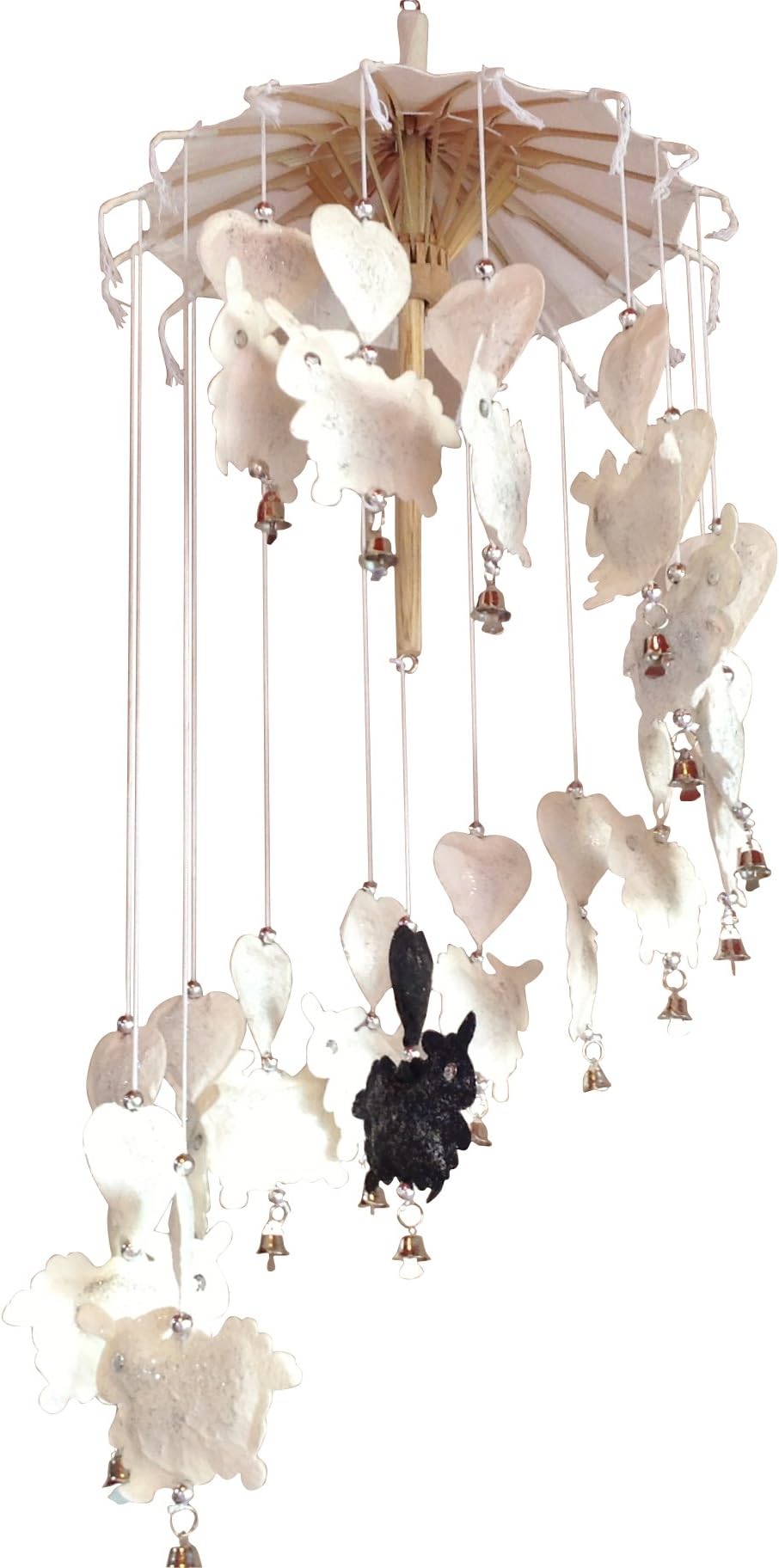 Gift on Christmas - Mulberry Paper Mobile - Little Lambs