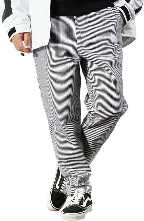 Amazon シェフパンツ メンズ テーパードパンツ レディース パンツ 総柄 シェフパンツ ワイドパンツ チェックパンツ タータンチェック ボトムス ヒッコリー ガンクラブ ロングパンツ 通販