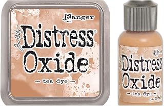 Tea Dye Distress Oxide Pad + Reinker Lot - Tim Holtz Bundle