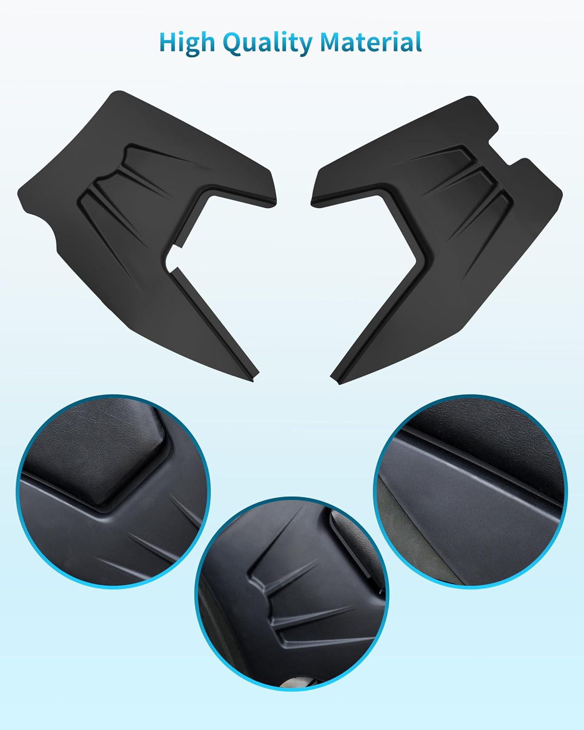 Side Fairing Panel Guard Plates for Polaris Sportsman 800 700 500 2006 2007 Accessories, Black Side Panels(Replace #2632936-177, #5435559-070, Left and Right)