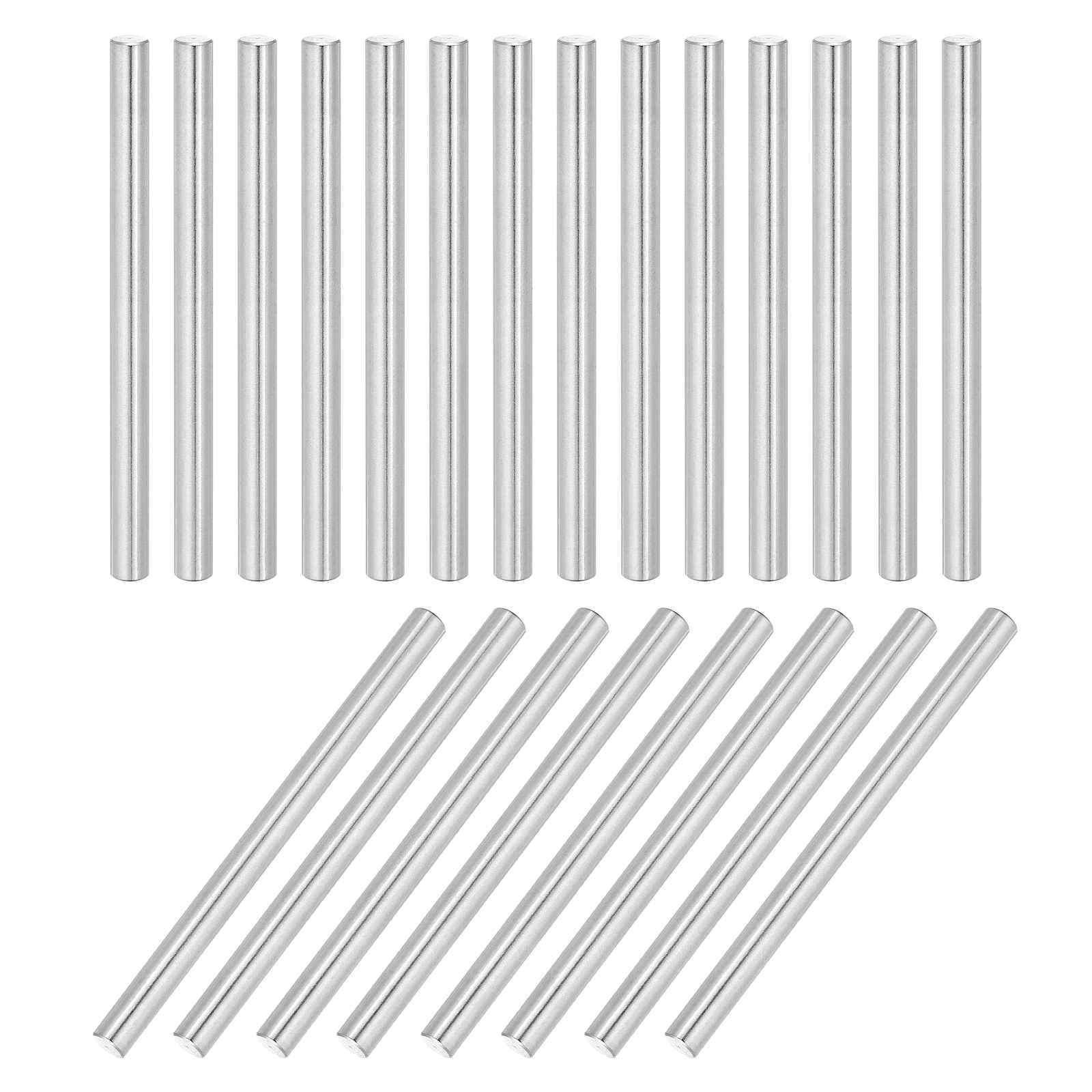 MECCANIXITY 14Pcs Dowel Pin 6mm x 70mm Shelf Support Pin 304 Stainless Steel Shelf Pegs for Shelves Cabinets Furniture Nickel Plated, Silver Tone — Amazon image 16