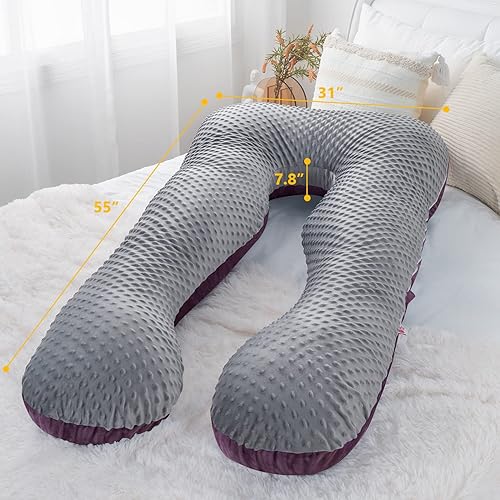 Miniatura 2 de Meiz Almohada de embarazo, almohada corporal de embarazo, almohadas de embarazo para dormir, almohada de maternidad para mujeres embarazadas con