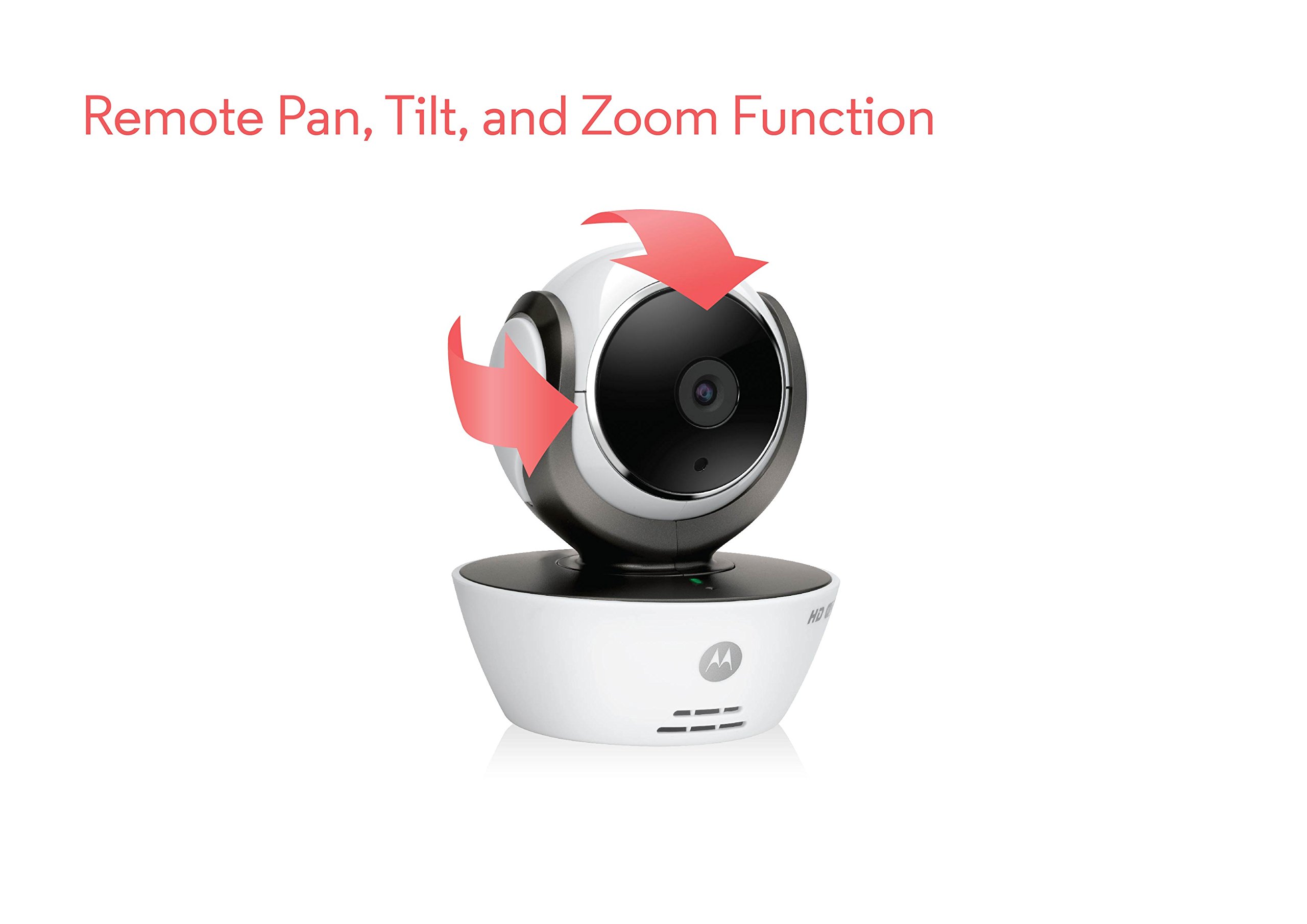 Motorola Babyphone Vidéo connecté Wi-Fi avec écran 4,3" - MBP854 Connect Blanc