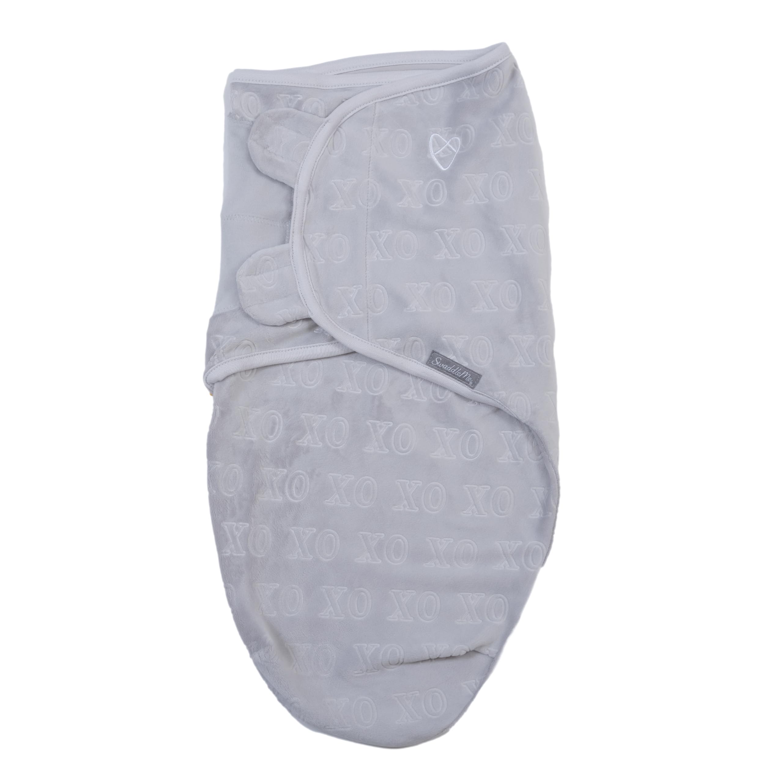 SwaddleMe Original Swaddle in Velboa – Size Small/Medium, 0-3 Months, 1-Pack (Hugs & Kisses) Easy to Use, Soft and Cozy Newborn Swaddle Wrap Keeps Baby Cozy and Secure