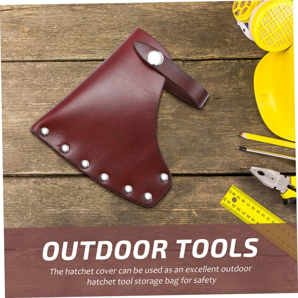 2pcs Cowhide Hatchet Protective Cover for Axes and Hatchets