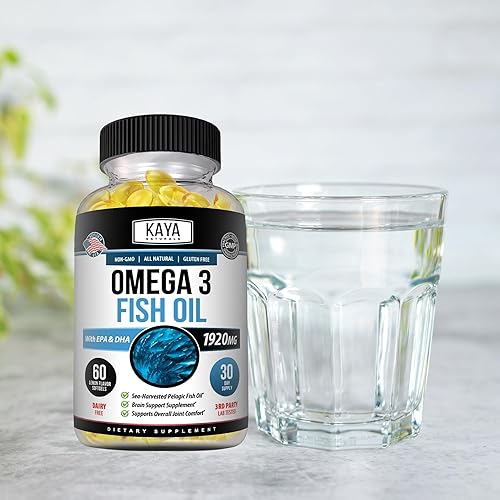 Miniatura 6 de Kaya Naturals Suplemento Omega 3 - Aceite de pescado Omega 3 hecho en la naturaleza, aceite de pescado pelágico 100% puro cosechado en el mar sin