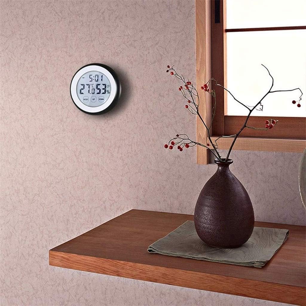 Room Thermometer Premium Large Wall Thermometer-Hygrometer Indoor Outdoor for Patio (Blue)