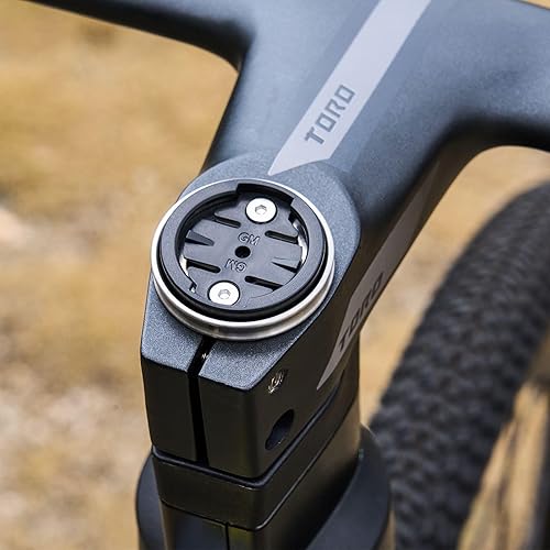 Miniatura 4 de corki Cycles Titanio Stem Auriculares Top Cap Bike Mount Compatible para Wahoo Garmin Cateye Bryton