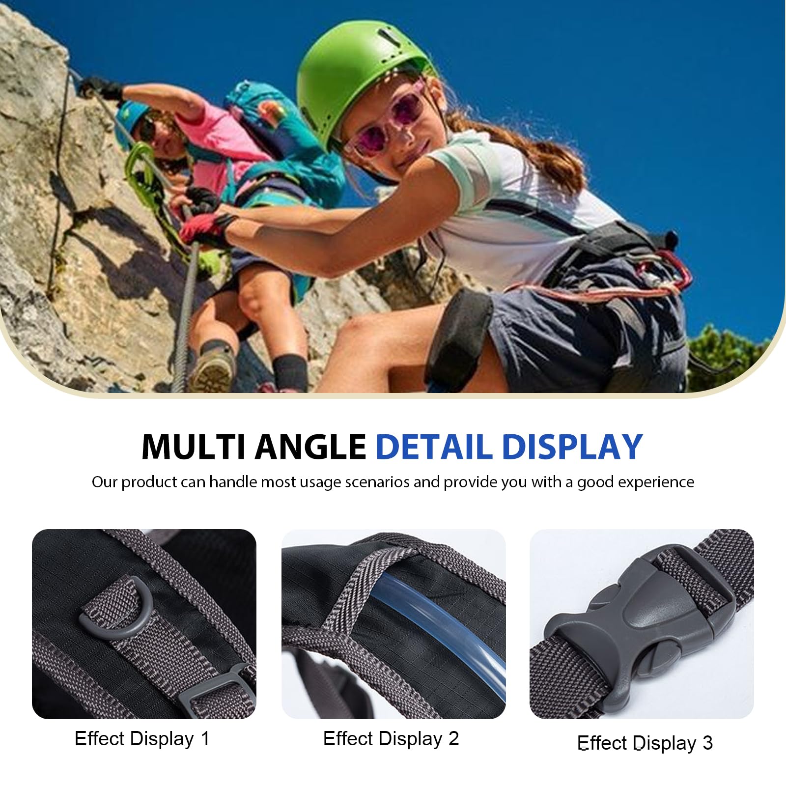 Zaino Idratante 2L Ultraleggero - Zaino Da Corsa Impermeabile Con Vescica Per Ciclismo E Escursionismo - Foto 8