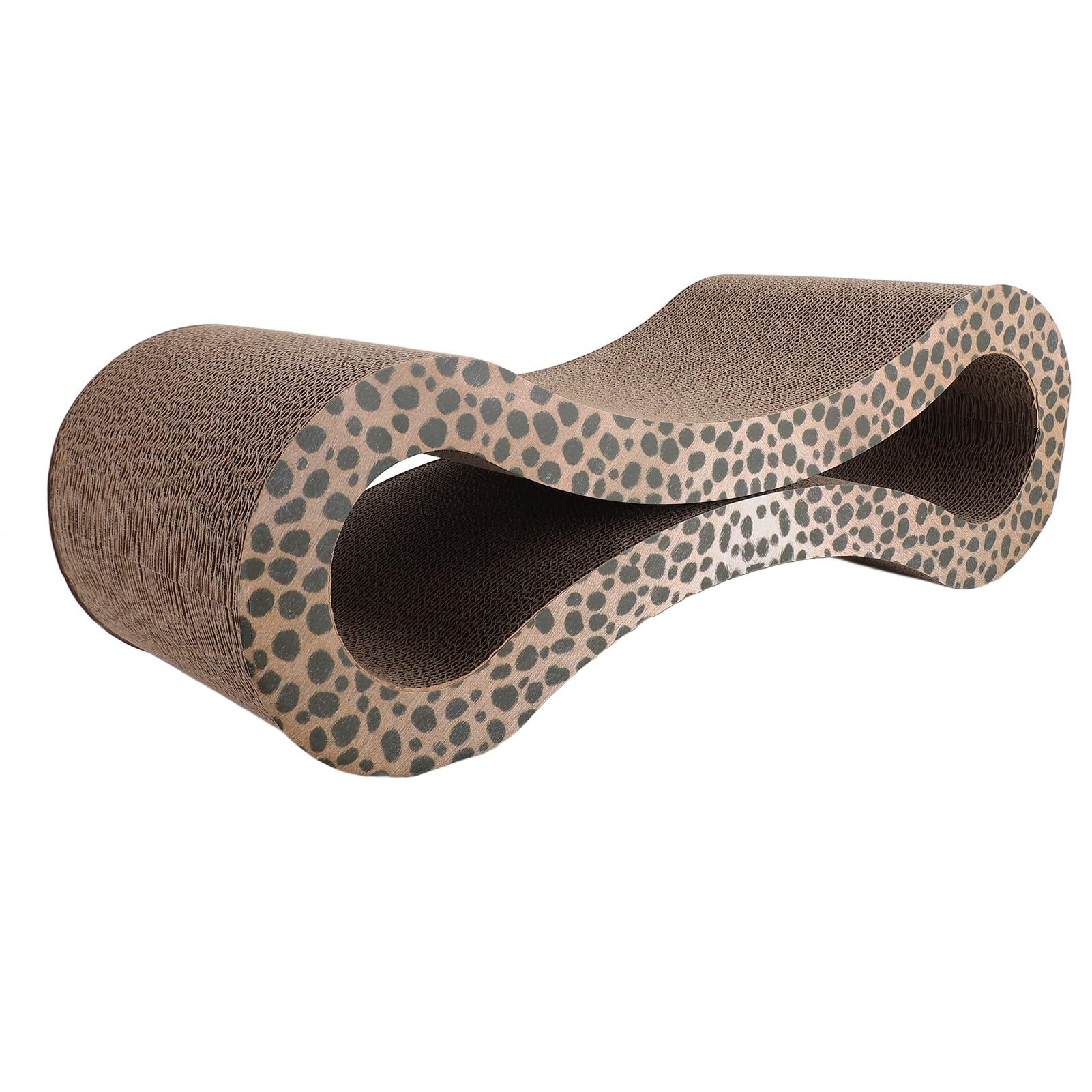 Tiragraffi per Gatti Lounge, Protezione per Mobili, Letto in Cartone Ondulato per Gatti, Tiragraffi Extra Spesso, Soddisfa gli Istinti Naturali, Funzione Reversibile per un Uso