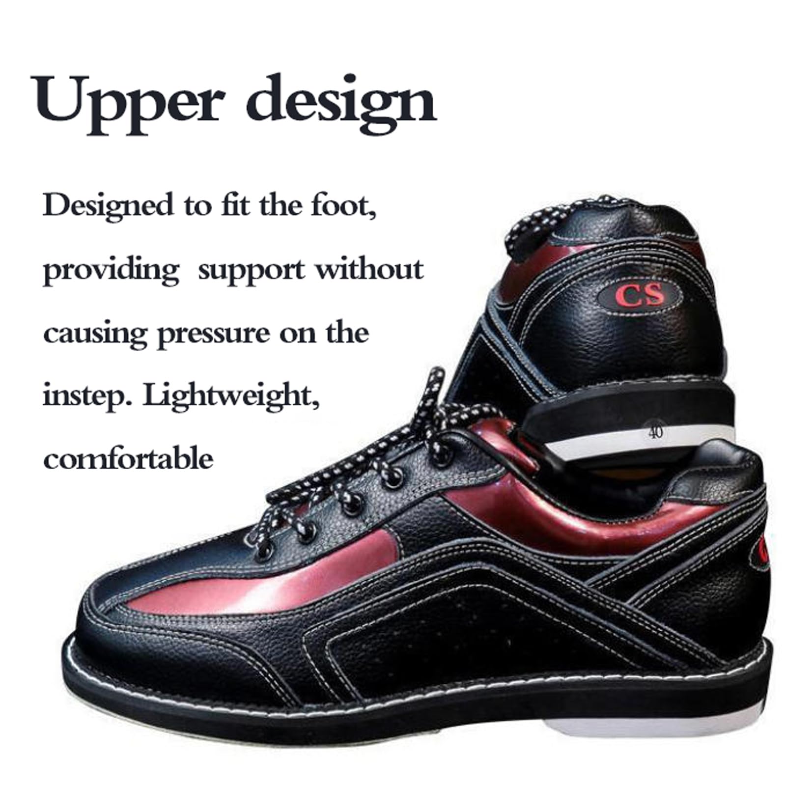 Sport Scarpe da Bowling,Scarpe da Bowling Uomo,Scarpe da Bowling Donna,Scarpe da Bowling da Giardino,Leggere Antiscivolo,vestibilità Comoda,per hobbisti e Appassionati Occasionali