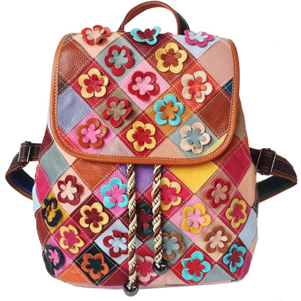 Bolso de Mochila de Piel Mujer