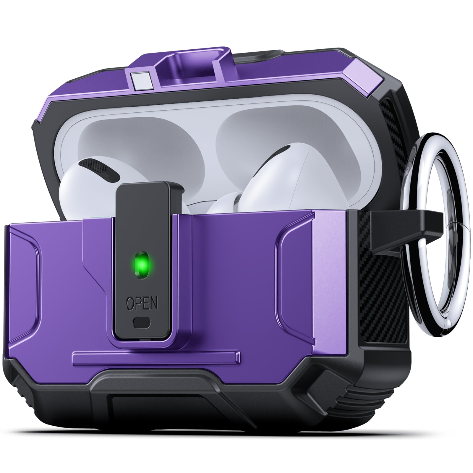 Etui Airpods Pro 3 coque rigide protection intégrale antichoc charge sans fil - 8