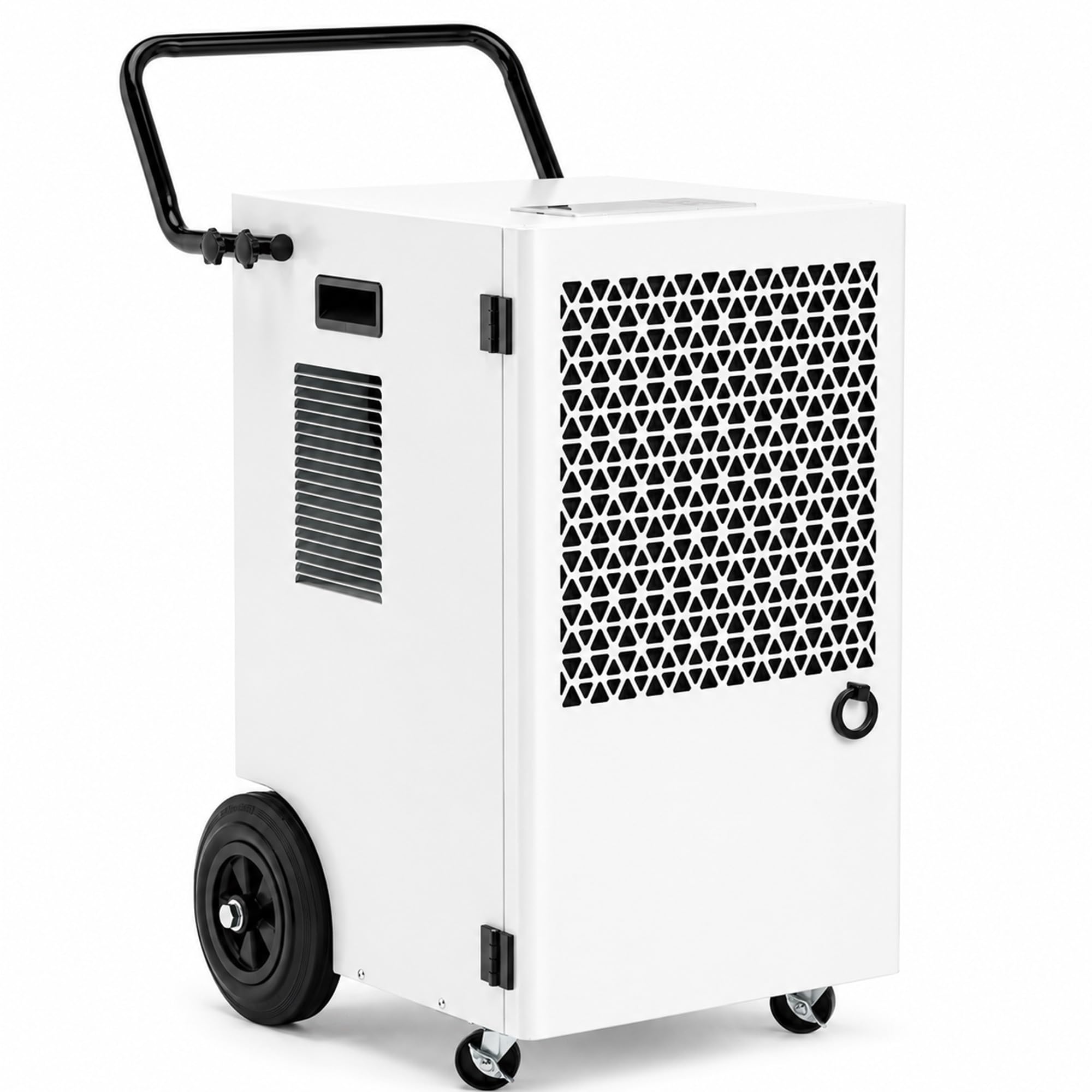 Deumidificatore Professionale Commerciale 120L: Deumidificatore Professionale Scarico Continuo Tubo 2m R290 Compressore 300m²/600m³ per Magazzino Garage Officina Cantina Lavanderia Deposito