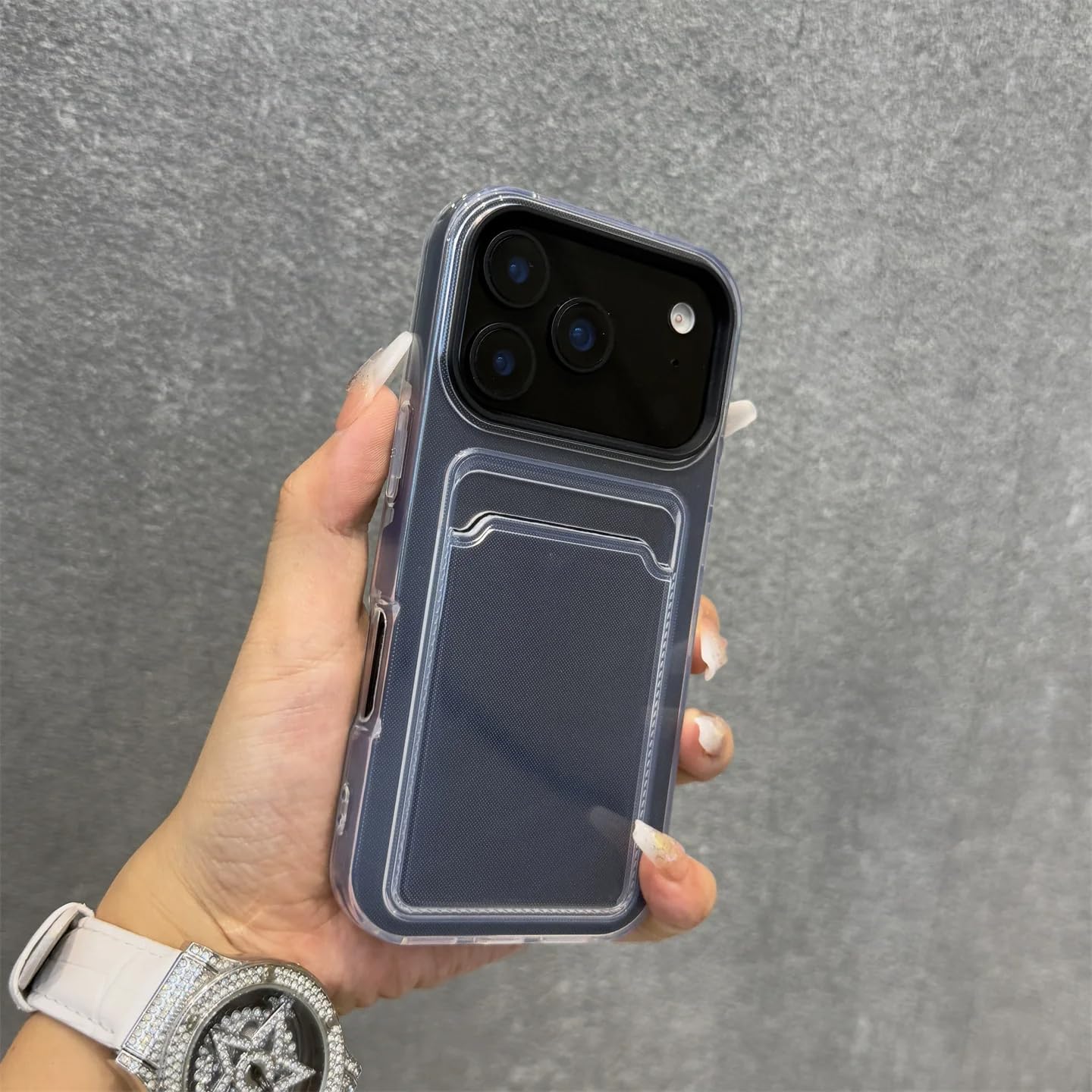 Amazon.co.jp: RNOZX iPhone XS用カードスロット付きフォトクリップ