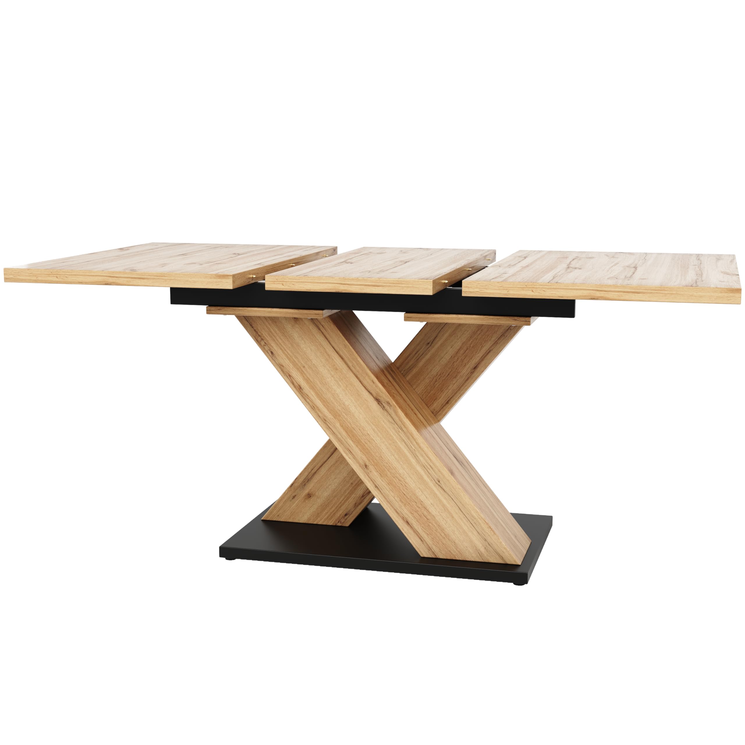 Esstisch Ausziehbar Küchentisch für 4-6 Personen, 119-158,5x80x75cm