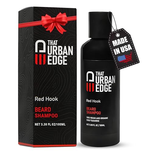 That Urban Edge Champú para barba Lavado profesional para hombres Hidratante y acondicionador Fórmula natural suaviza y fortalece Vegano para