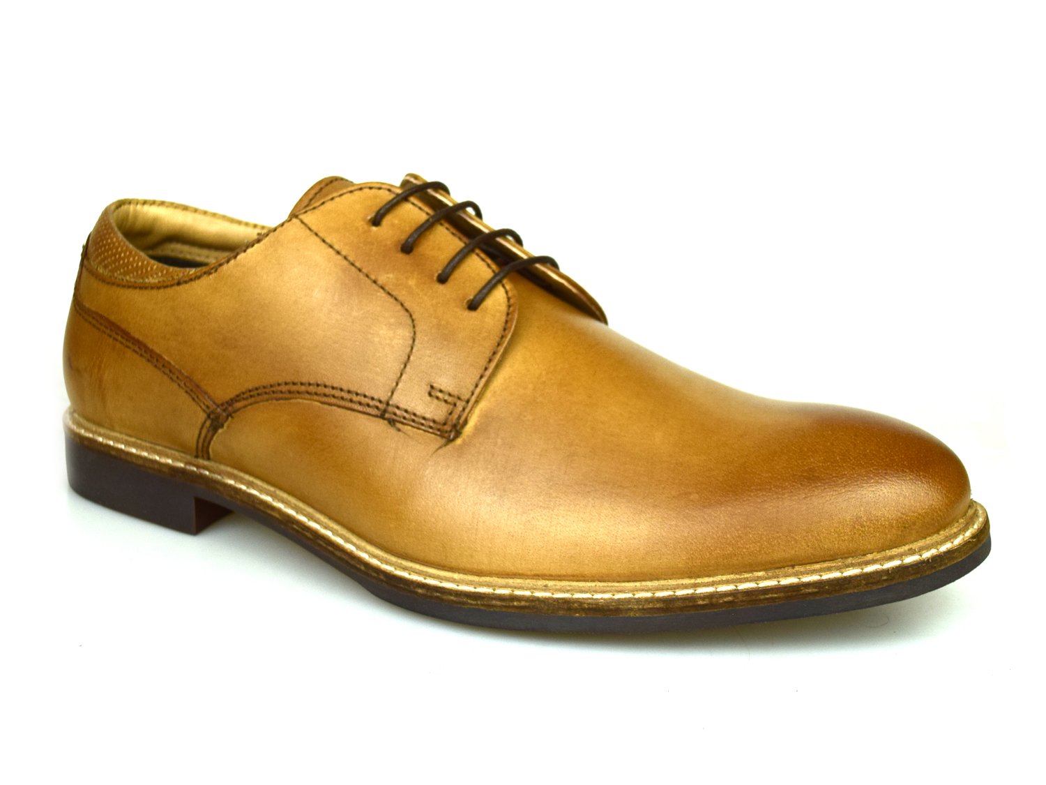 Red Tape Broxton Tan Men's Leather Derby Shoes