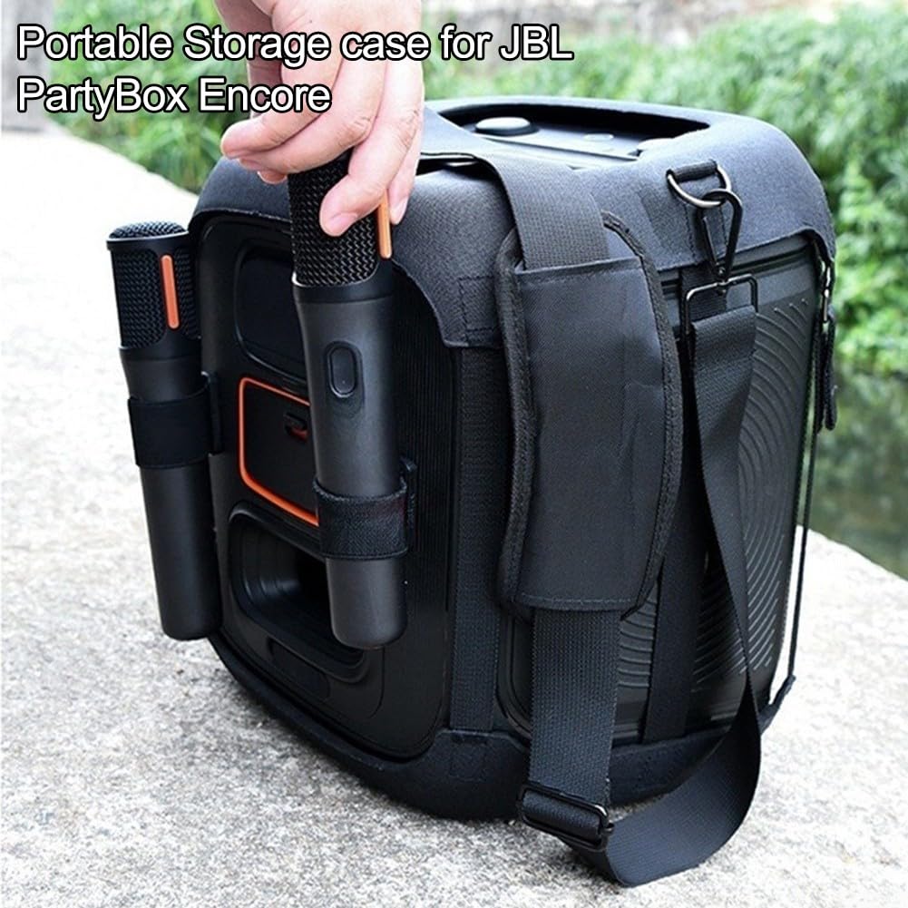 Funda rígida de transporte para JBL para PartyBox Encore2, funda de viaje de EVA a prueba de golpes con correa acolchada para el hombro para protección
