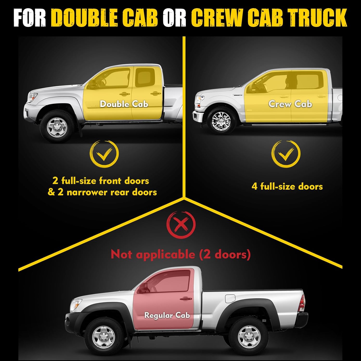 MIKKUPPA Truck Under Seat Storage - Replacement for 2019-2026 Chevy Silverado/GMC Sierra 1500, 2020-2026 Silverado/Sierra 2500HD 3500HD Double Cab & Crew Cab, Truck Tool Box Organizer Storage Box