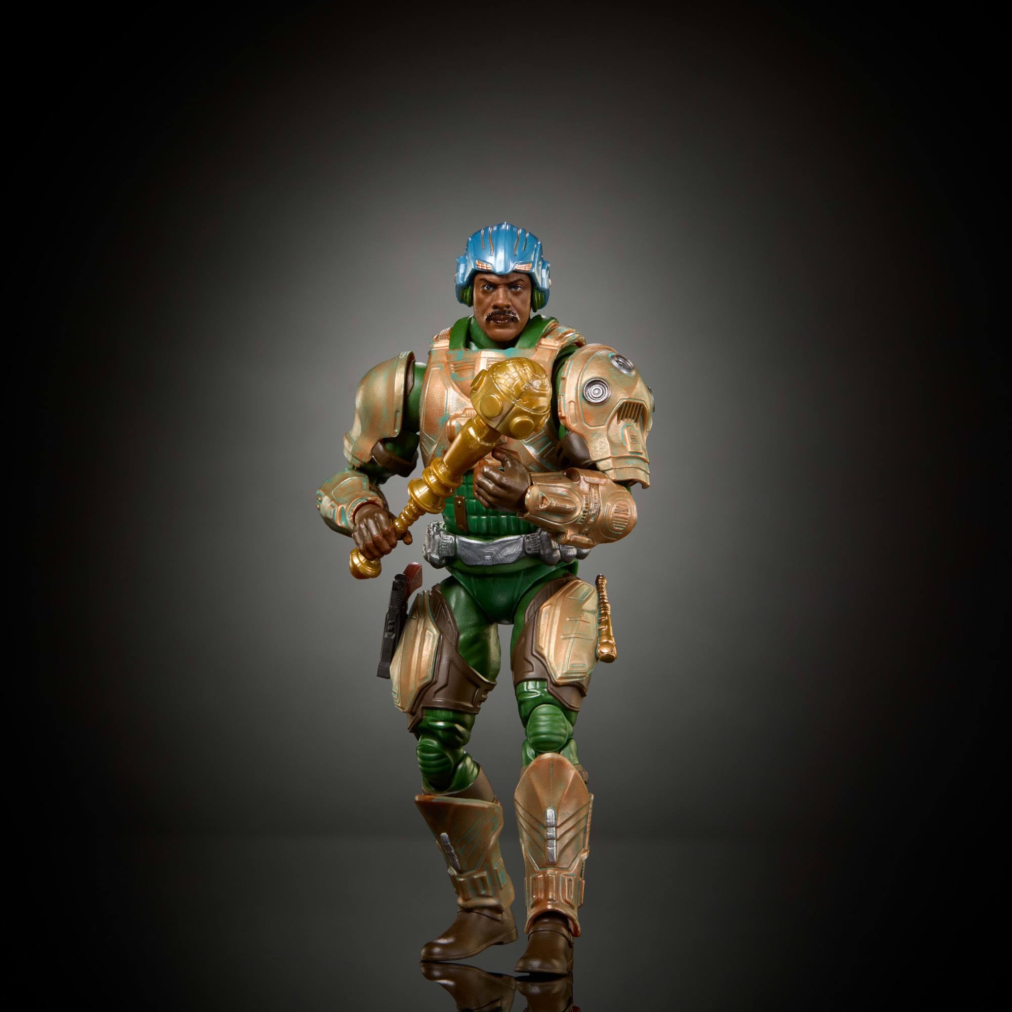 Masters of the Universe Chronicles Władcy Wszechświata Film 2026 Man At Arms Zbrojny Rycerz Wojownik Figurka kolekcjonerska w skali 1:12 i akcesorium Zabawka filmowa 6+, JKJ25
